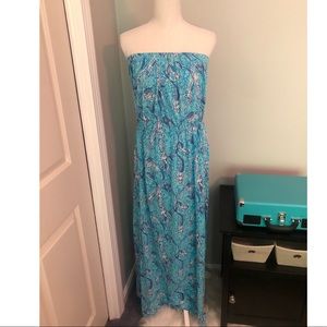 Lilly Pulitzer ‘Nice Tail’ Strapless Maxi Dress